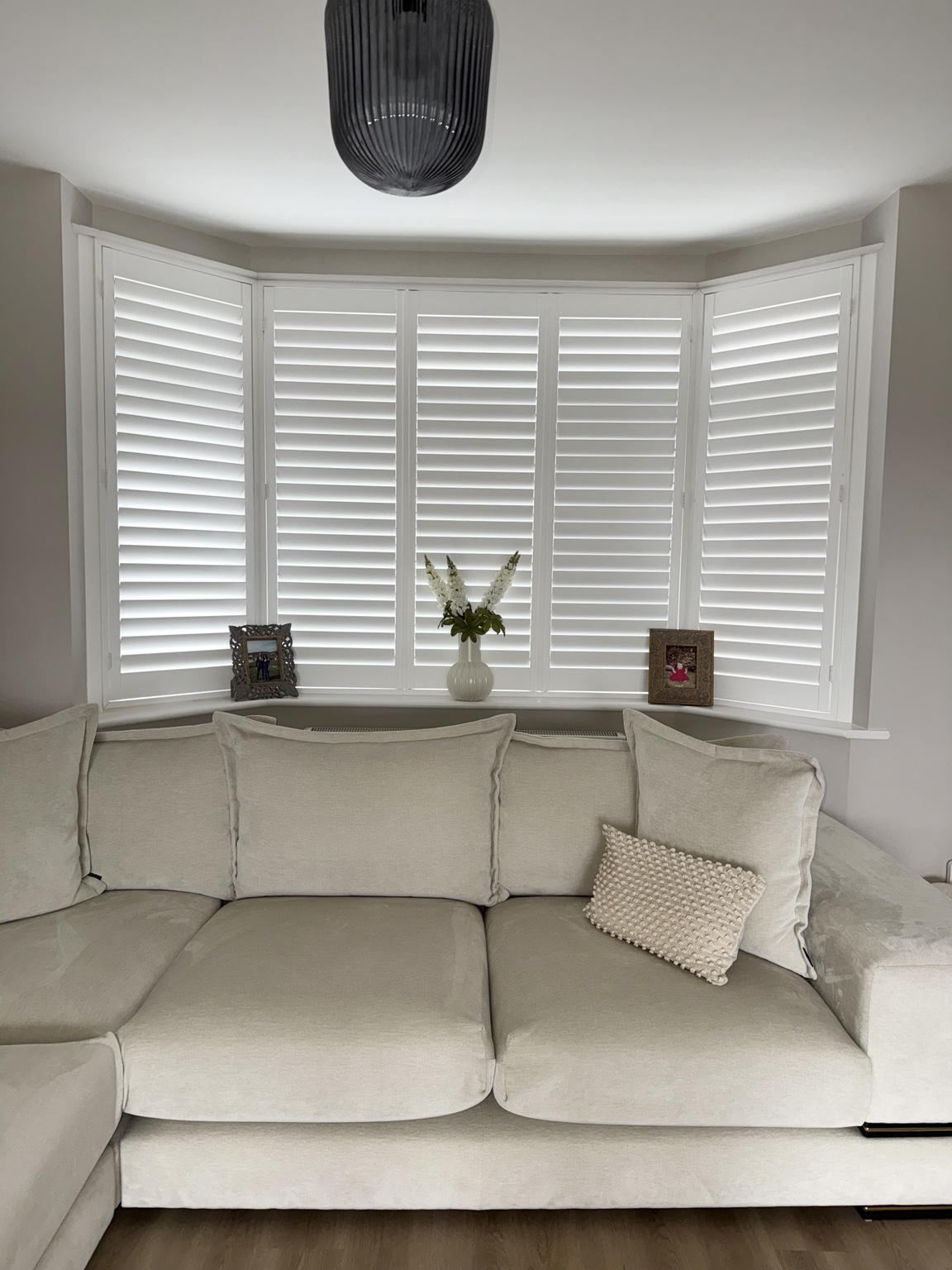 Bespoke bay shutters